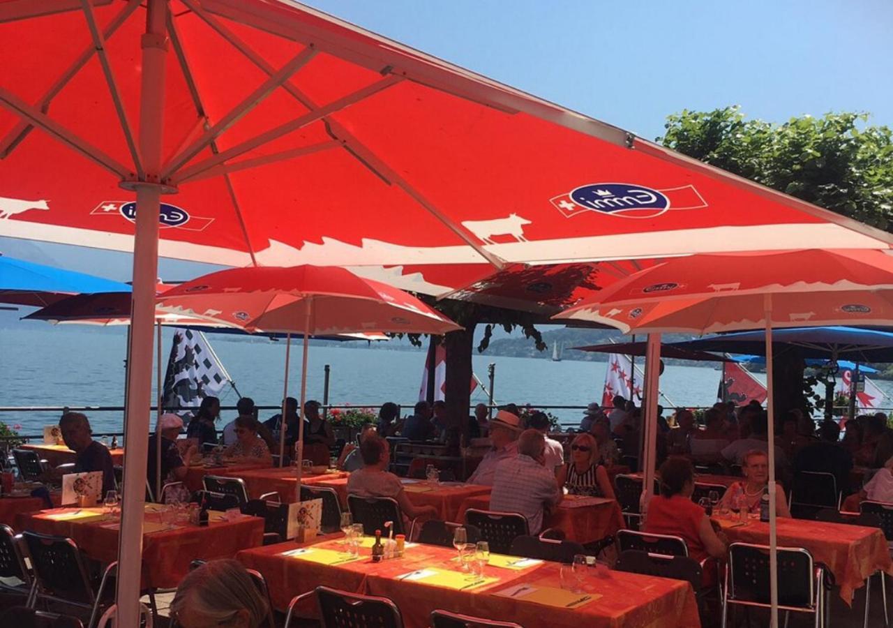 Le Rivage Hotel Saint-Gingolph ภายนอก รูปภาพ